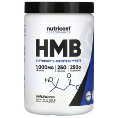 Nutricost, Performance, HMB, без добавок, 250 г (8,9 унции)